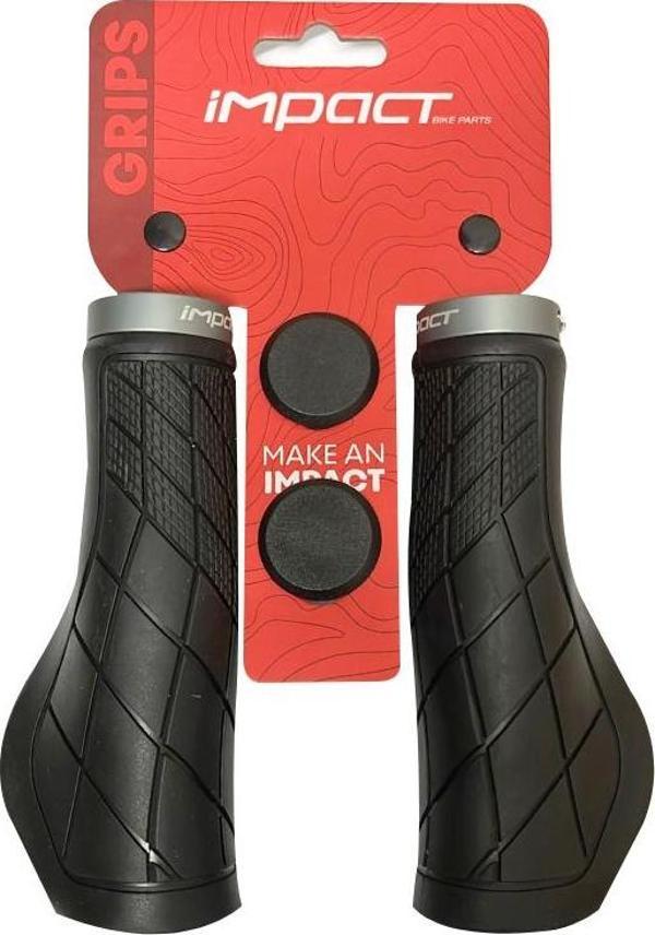 İmpact Fıt2 Avuç İçi Destekli Ergonomik Bisiklet Elcik Siyah - Image 1