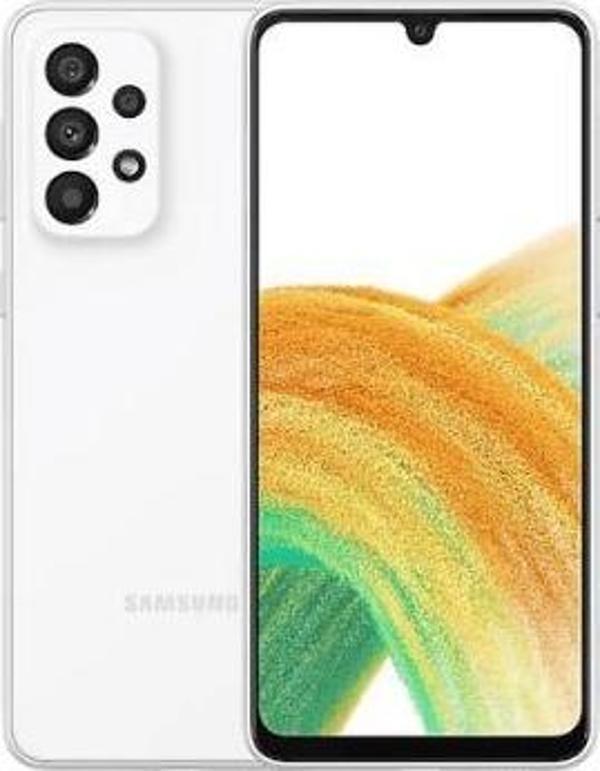 Yenilenmiş SAMSUNG GALAXY A33 128GB -A Kalite- Beyaz - Image 1