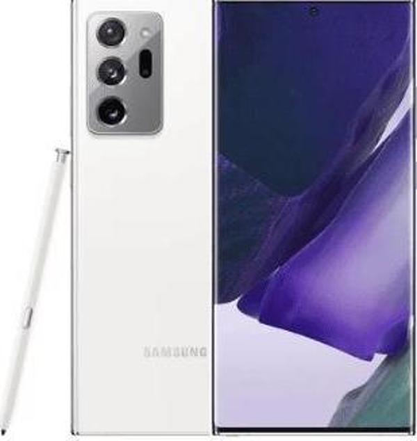 Yenilenmiş SAMSUNG GALAXY NOTE 20 ULTRA 256GB -B Kalite- Beyaz - Image 1