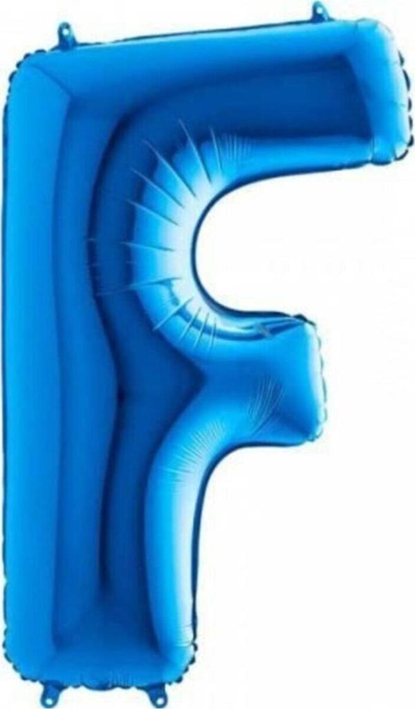 EveFix F Harf Folyo Balon Mavi 100Cm - Image 1