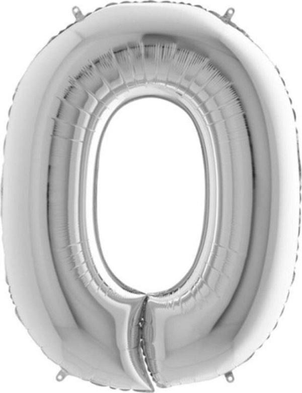 EveFix 0 Folyo Balon Gümüş 100 Cm Helyum Balon Uçan Balon - Image 1