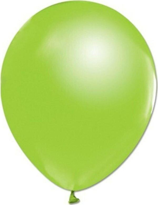 EveFix 12 Inç Metalik Açık Yeşil Balon 10'Lu - Image 1