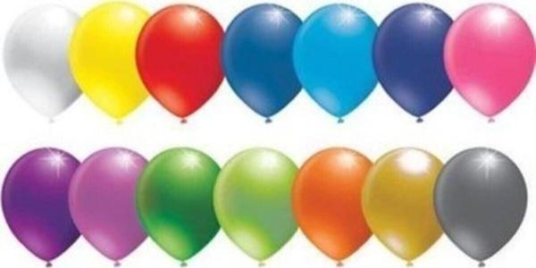 EveFix Karışık Renkli Metalik Balon 12 Inch 100'Lü - Image 1