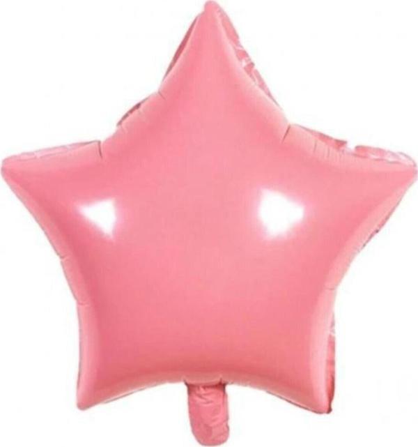 EveFix Makaron Yıldız Folyo Balon Pembe 45Cm 3 Adet - Image 1