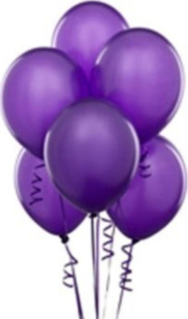 EveFix Balon 100 Adet - Mor - Image 1