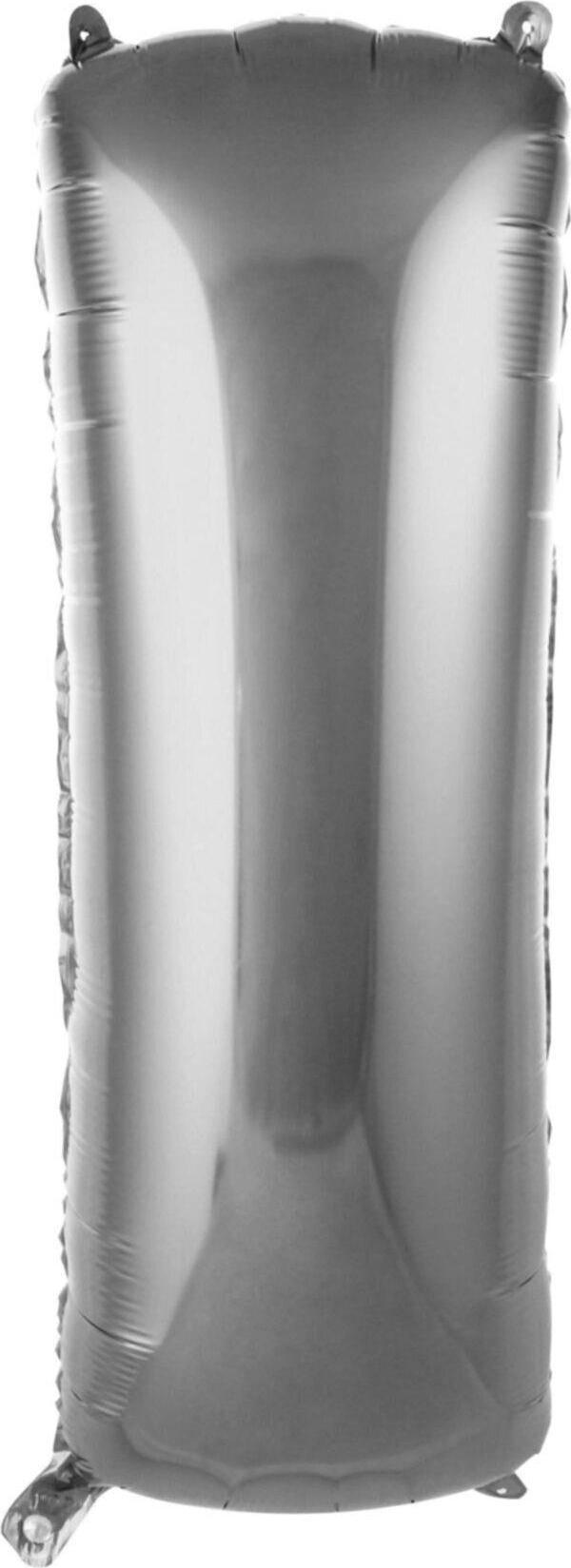 EveFix Balon I Harf 76 Cm Gümüş Folyo Balon 34 Inc - Image 1