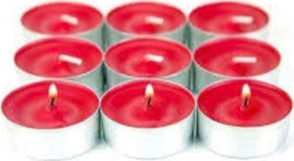 EveFix T-Light Mum Kırmızı Renk Tea Light Mum 50 Li - Image 1