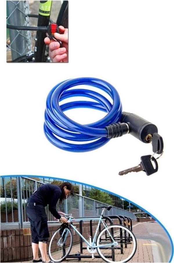 EveFix Bisiklet Kilidi Anahtarlı 17Mm X 100Cm - Image 1