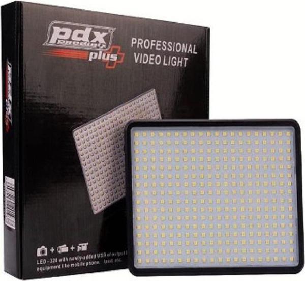 PDX Led 320A Beyaz ve Sarı Led Video Kamera DSLR Led Işık - Image 1