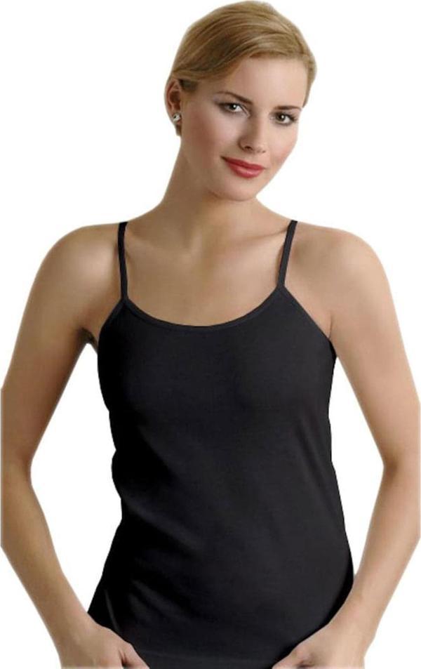 Tutku İç Giyim Kadın Büyük Beden Ribana İp Askılı Atlet 3'lü Paket - Image 1