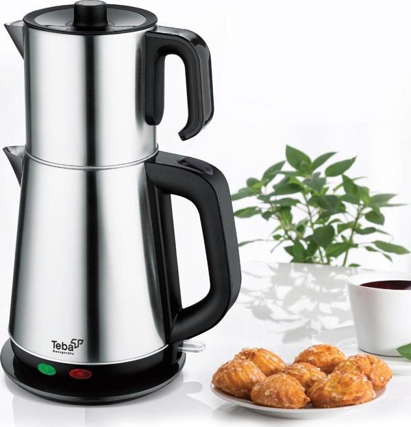 Teba Çelik 1.8 Lt su kapasitesi 1500 W Çay Makinesi - Image 1