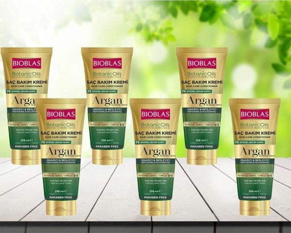 Bioblas Botanic Oils Argan Yağlı Saç Bakım Kremi 250 Ml 6 Adet - Image 1
