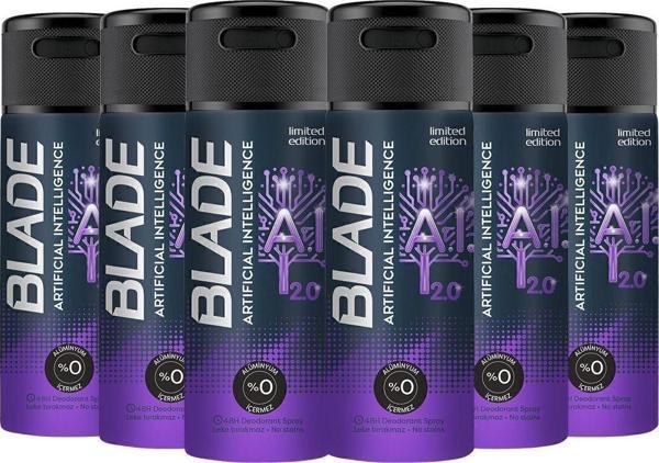 Blade Artificial Intelligence 2.0 Erkek Deodorant 6X150 Ml - Image 1