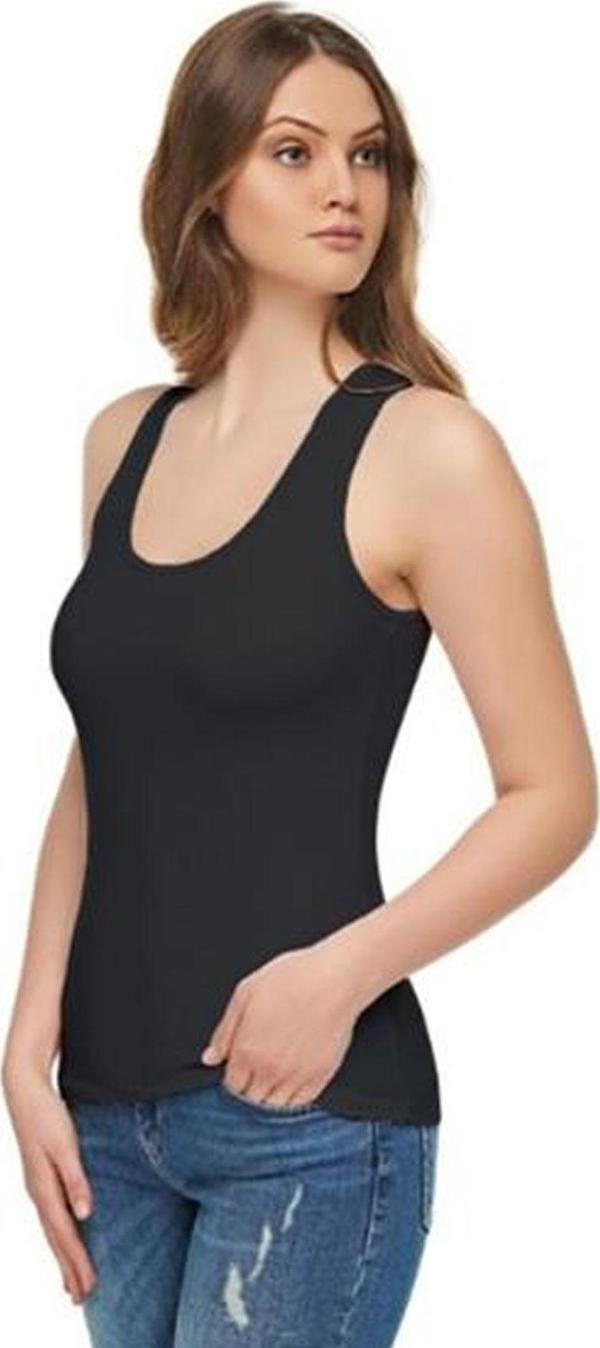 2li Kadın Elit Atlet Modal Geniş Askılı Fanila - Image 1