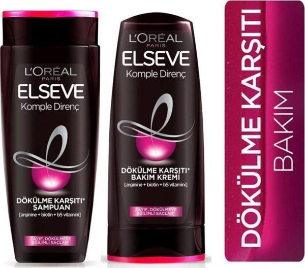 ELSEVE Komple Direnç Dökülme Karşıtı Bakım Seti 390 Ml - Image 1