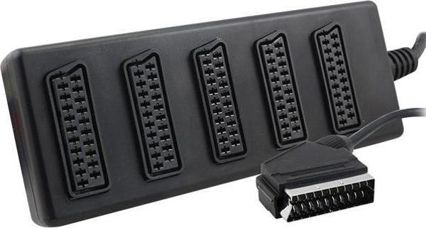 1 ERKEK - 5 DİŞİ 5Lİ SİYAH SCART DAĞITICI - Image 1