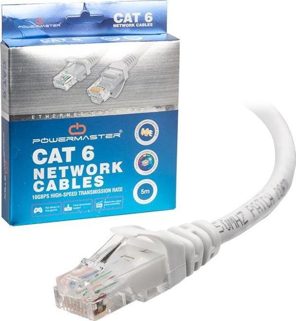 POWERMASTER 5 METRE KUTULU GRİ CAT6 KABLO - Image 1