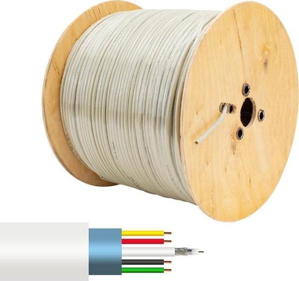 POWERMASTER BAKIR (CU) 4+1 X 0.22 MM CCTV KAMERA KABLOSU (500 METRE) - Image 1