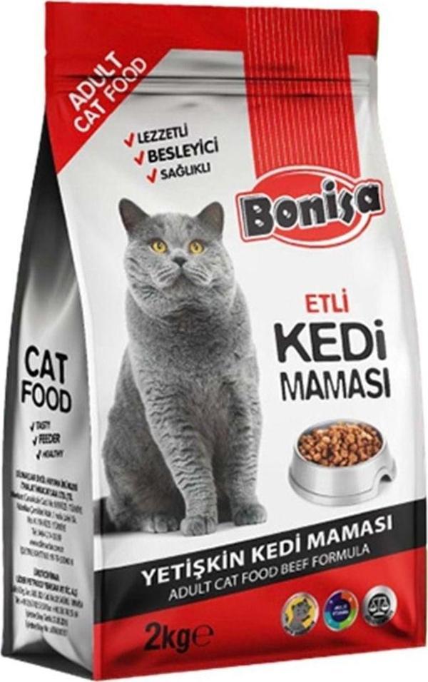 bonisa 2 Kg Kedi Maması Etli - Image 1