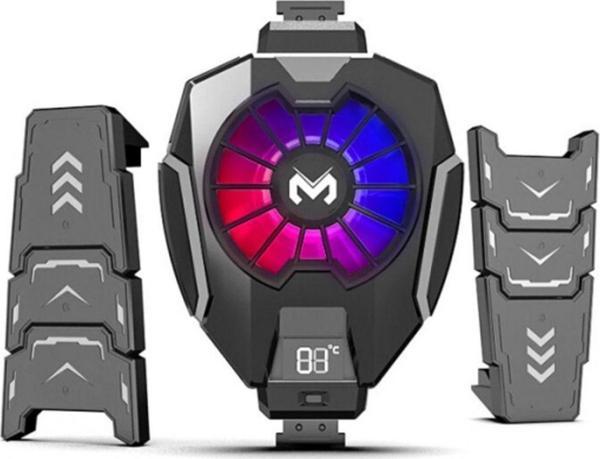 Memo Dl05T Dijital Göstergeli Tablet Soğutucu Gamer Oyuncu Radyatör Soğutma Fanı - Image 1