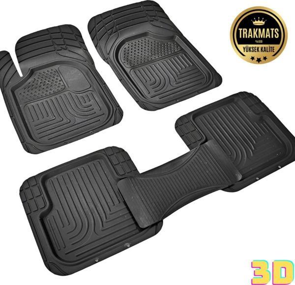 Trakmats Nissan Qashqai 2022 - 2024 Kesilebilir Yeni Havuzlu Oto Paspas Siyah - Image 1