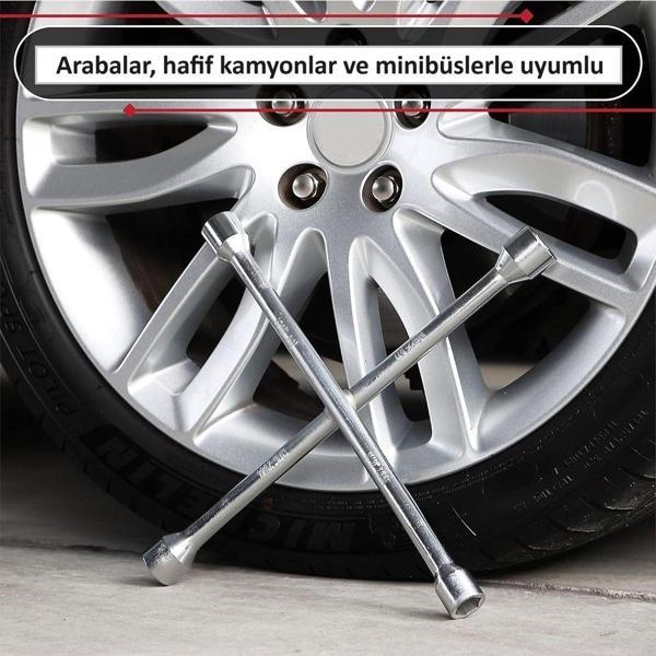 Wehhler Tüm Otomobiller Için 4 Farklı Ölçüde Bijon Anahtarı - Image 1