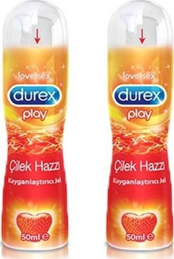 Durex Play Kayganlaştırıcı Jel Çilek Hazzı 50 ml x 2 Adet - Image 1