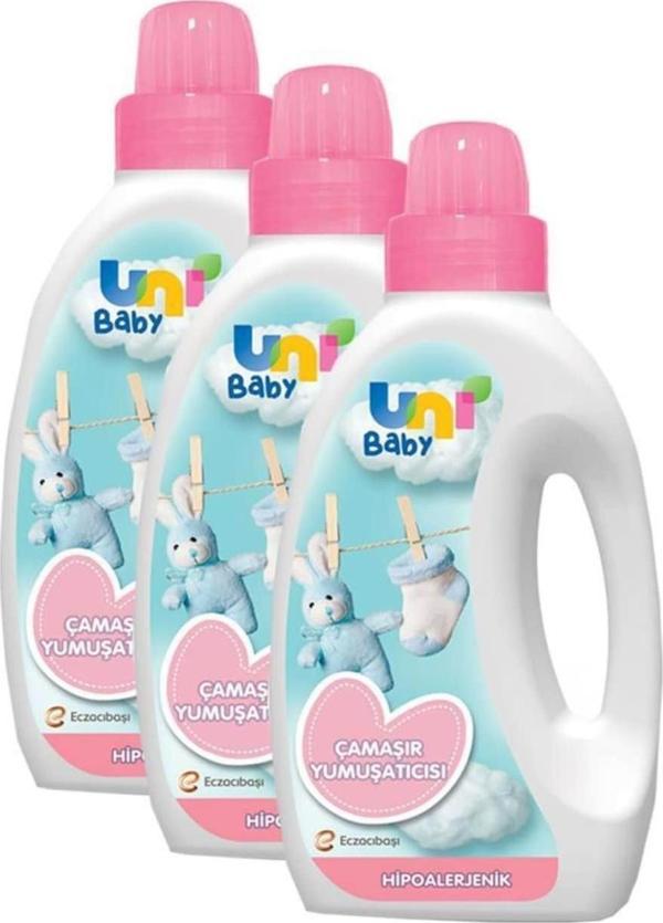 Uni Baby Çamaşır Yumuşatıcı 1500 Ml x 3 Adet - Image 1