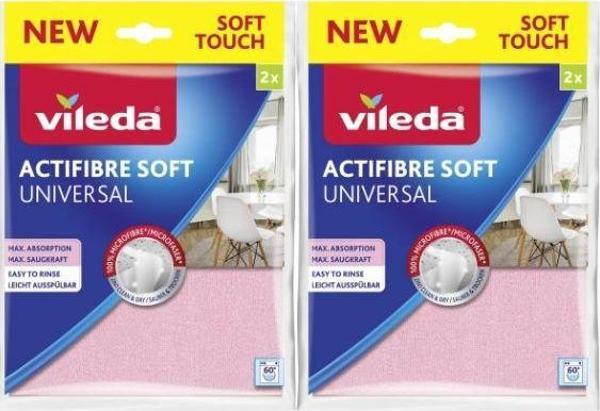 Vileda Actifibre Temizlik Bezi 2 li x 2 Adet - Image 1