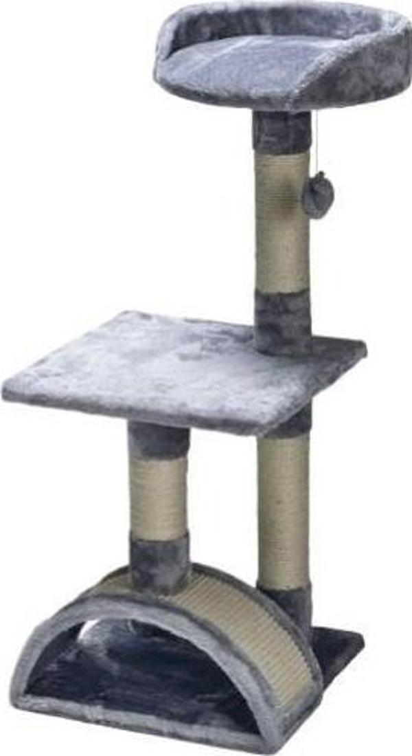 Beeztees Kule Kedi Tırmalama Direği 35x35x82 Cm Gri - Image 1