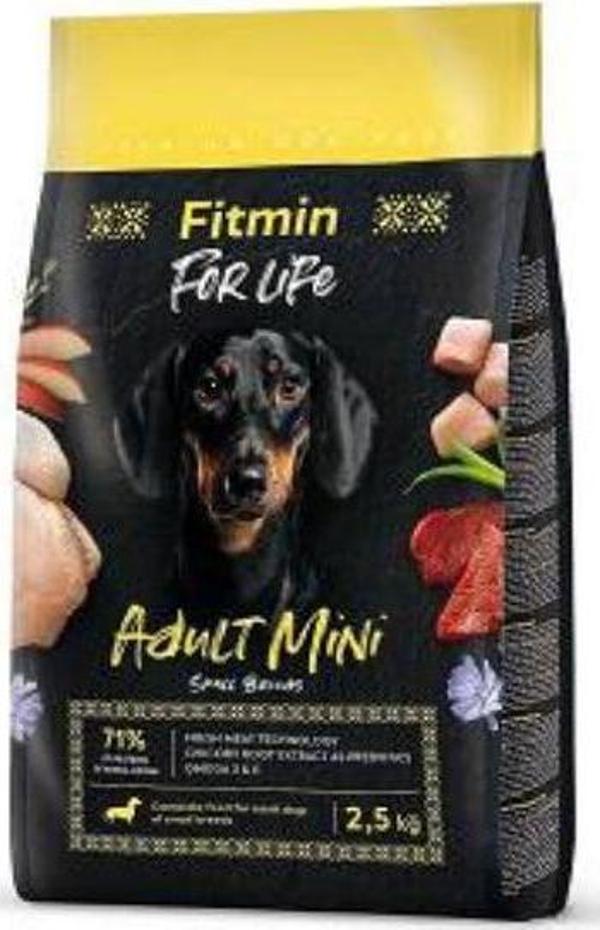 Fitmin For Life Mini Irk Kümes Hayvanlı Yetişkin Köpek Maması 2.5 Kg - Image 1