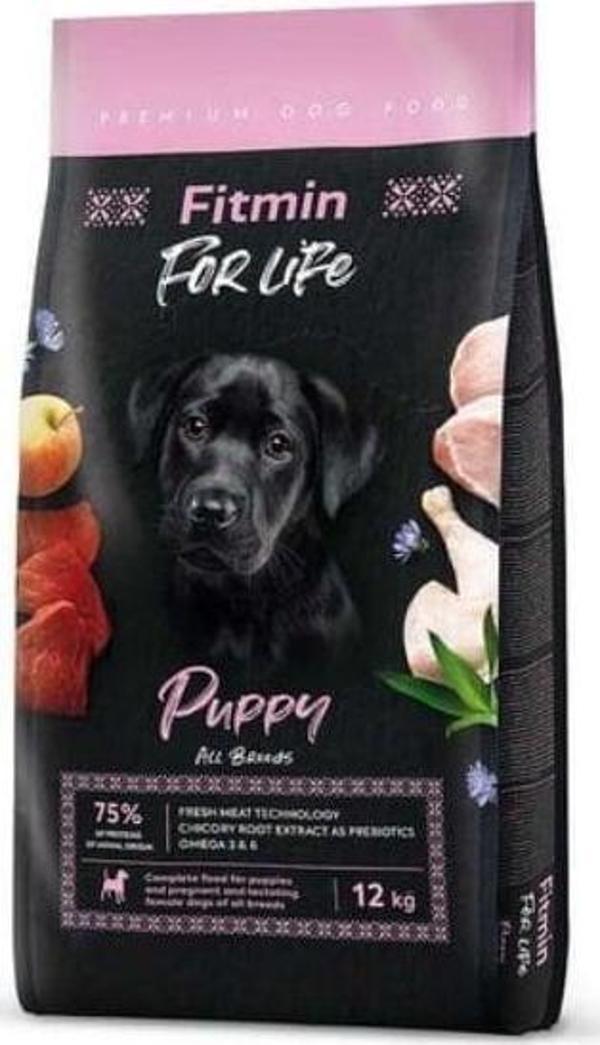 Fitmin For Life Puppy Tüm Irklar için Kümes Hayvanlı Yavru ve Hamile Köpek Maması 12 Kg - Image 1