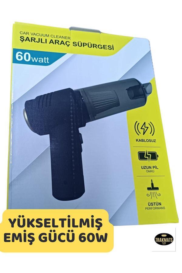 Tarkmats Land Rover Range Rover Sport 2009 Uyumlu Üniversal Güçlü Çekim 60W Kablosuz Şarjlı Oto Süpürge - Image 1