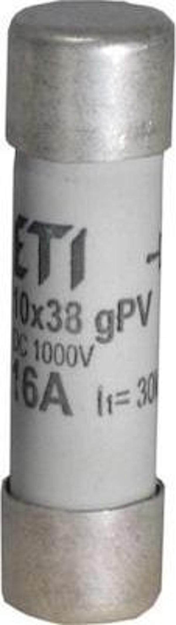 16 A AMPER SOLAR FOTOVOLTAİK 1000 V DC SİGORTA SİLİNDİRİK - Image 1