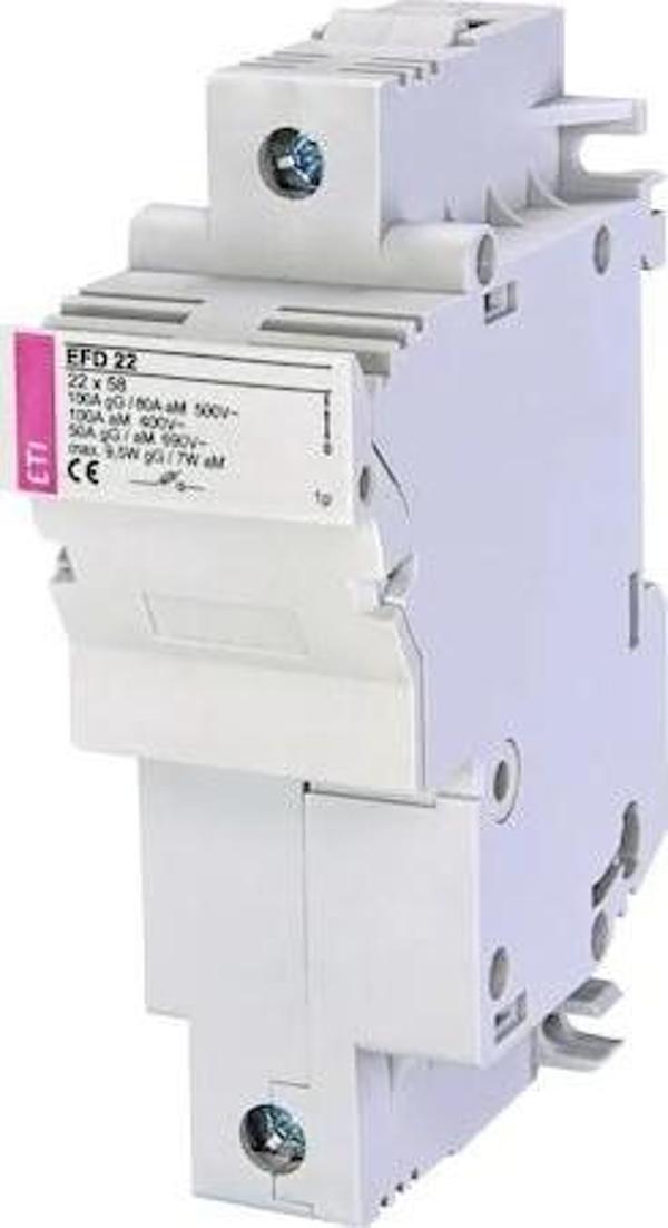 22x58 KARTUŞ SİGORTA YUVASI KUTUSU 500 V MAX 100 A AMPER - Image 1