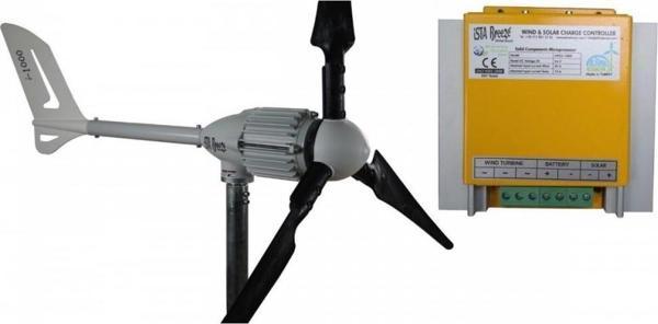 İSTA-BREEZE İ-1000 WATT 24 V Rüzgar Türbini + Hibrit Şarj Kontrol Cihazı - Image 1