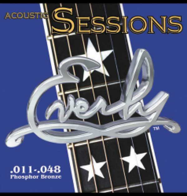 EVERLY Sessions Phosphor Bronze Akustik Tel 7211 Akustik Gitar teli Akustik Gitar Hard case - Image 1