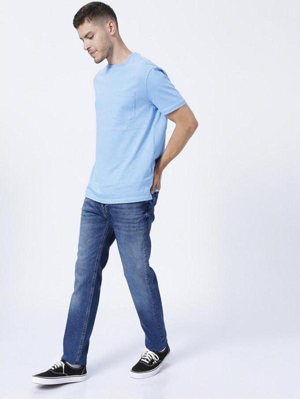 Bad Bear Erkek Normal Bel Regular Fit Mavi Jeans Pantolon 22.01.70.002 - Image 1