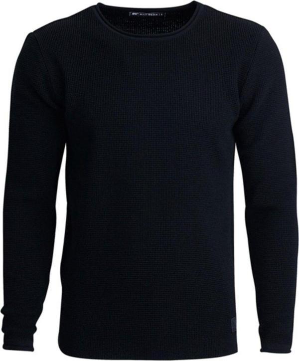 Bad Bear Dapple Knit Siyah Bisiklet Yaka Erkek Triko Kazak - Image 1
