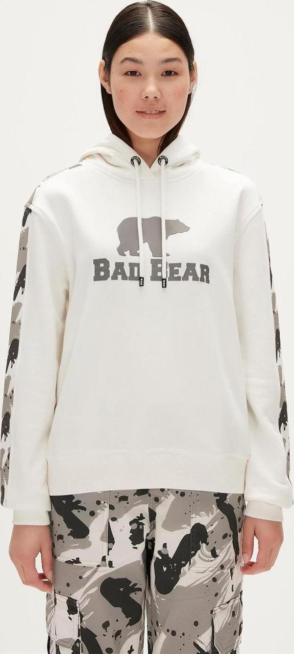 Bad Bear Gwen Hoodie Off-White Beyaz Kapüşonlu Kadın Sweatshirt - Image 1
