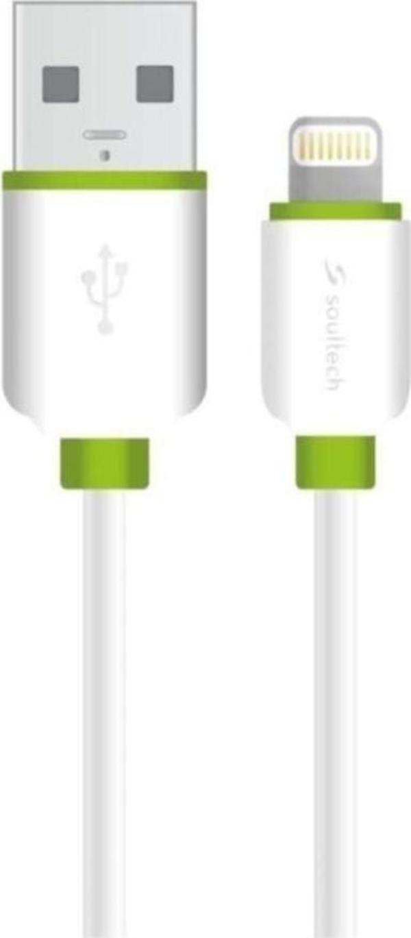 Soultech 2A Iphone 5/6/7/8 Comfort Data Kablo Beyaz - Image 1