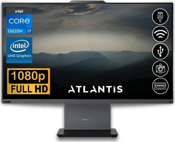 Lenovo ThinkCentre Neo 50A 24 Gen 5 i7-13620H 32GB 512GB M.2 SSD 12SC000KTR ATL9 23.8" Fdos All In One Bilgisayar - Image 1