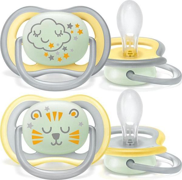Philips Avent Ultra Air Gece Emziği 18+ İkili - Image 1