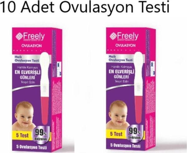 Freely 10 Adet Ovulasyon Testi - Image 1
