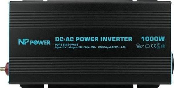 NP1000-12 NP Power 1000W Tam Sinüs İnverter 12V - Image 1
