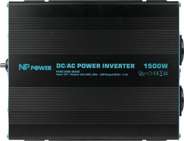 NP1500-12 NP Power 1500W Tam Sinüs İnverter 12V - Image 1