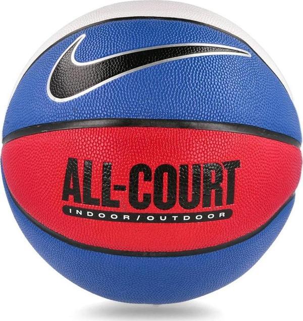 Nike Everyday All Court 8P Mavi Basketbol Topu N.100.4369.470.07 - Image 1