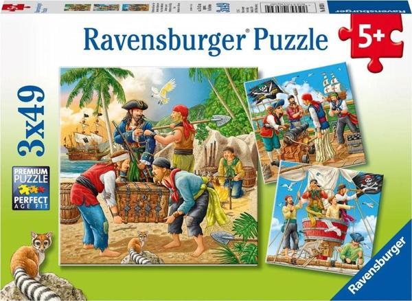 Ravensburger 3x49 Parça Puzzle Açık Deniz Macerası 80304 - Image 1