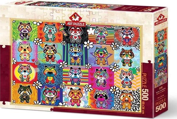 Art Puzzle 500 Parça Tantan ve Momo 5106 - Image 1