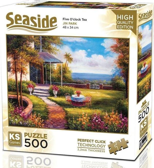 Ks Games Puzzle 500 Parça Fıve O Clock Tea 20057 - Image 1